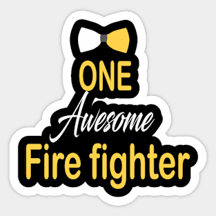 Fire fighter Sticker